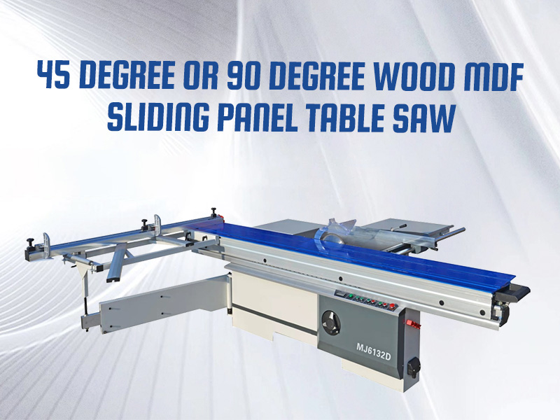 Sierra de panel de madera deslizante